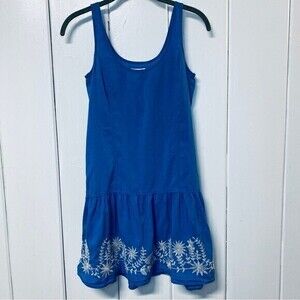 Aeropostale Girl’s Dress with Embroidered details,‎ Size XS, Blue